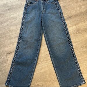 Size Zero Women’s Jeans with braided sides